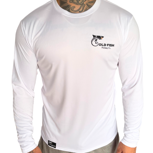 Long Sleeve White Crabby