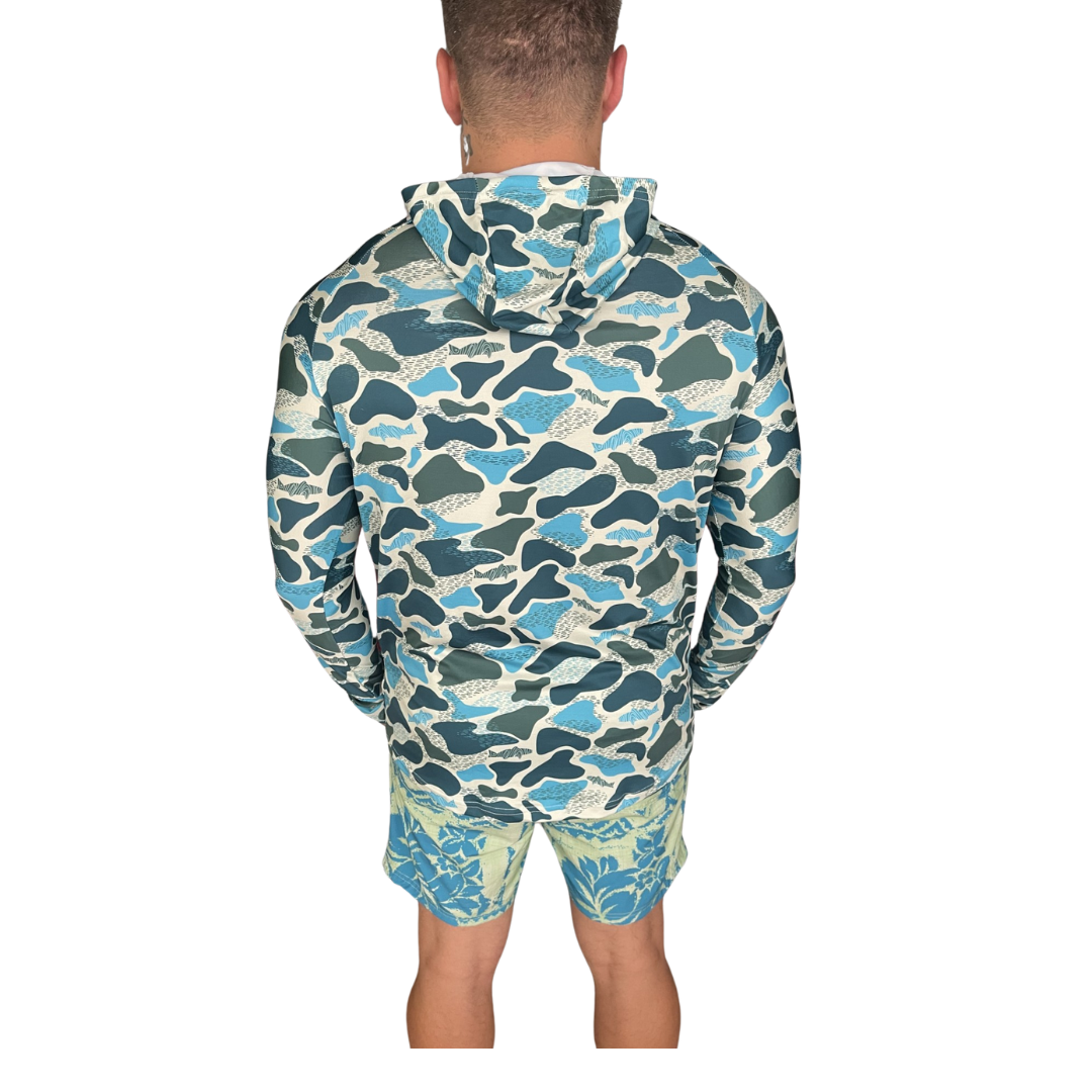 Camo fishing hoodie