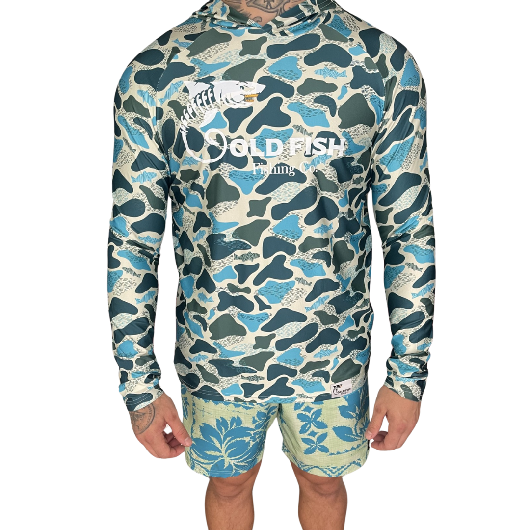 Camo fishing hoodie