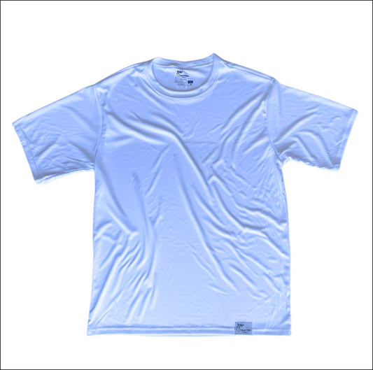 Plain White Tee Fishing Shirt